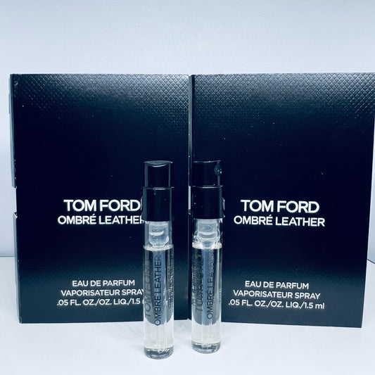 2 TOM FORD Ombre Leather Eau de Parfum EDP Sample Spray 1.5ml/0.05oz NEW