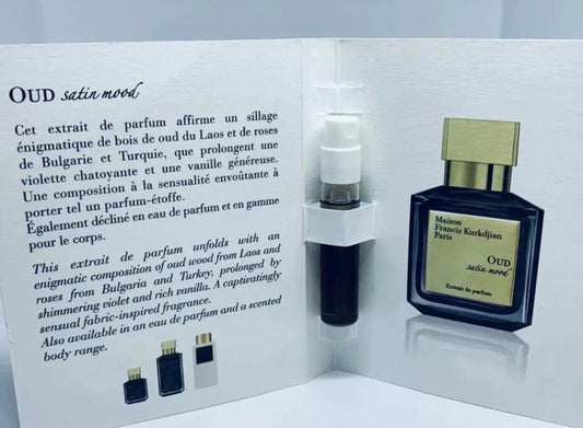 Maison Francis Kurkdjian Oud Satin Mood Extrait de Parfum Sample Spray 2ml