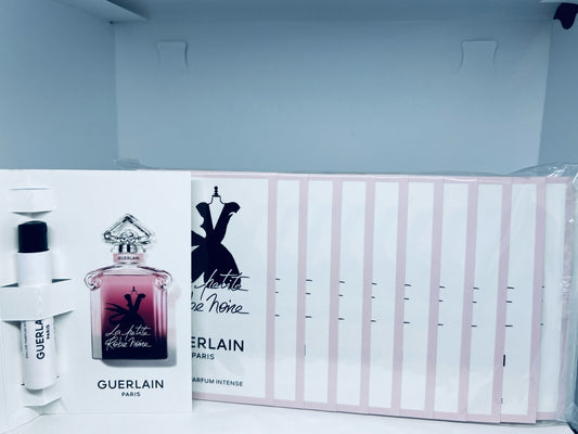 Lot of 10 Guerlain La Petite Robe Noire Eau de Parfum Intense Sample 1ml/.03oz