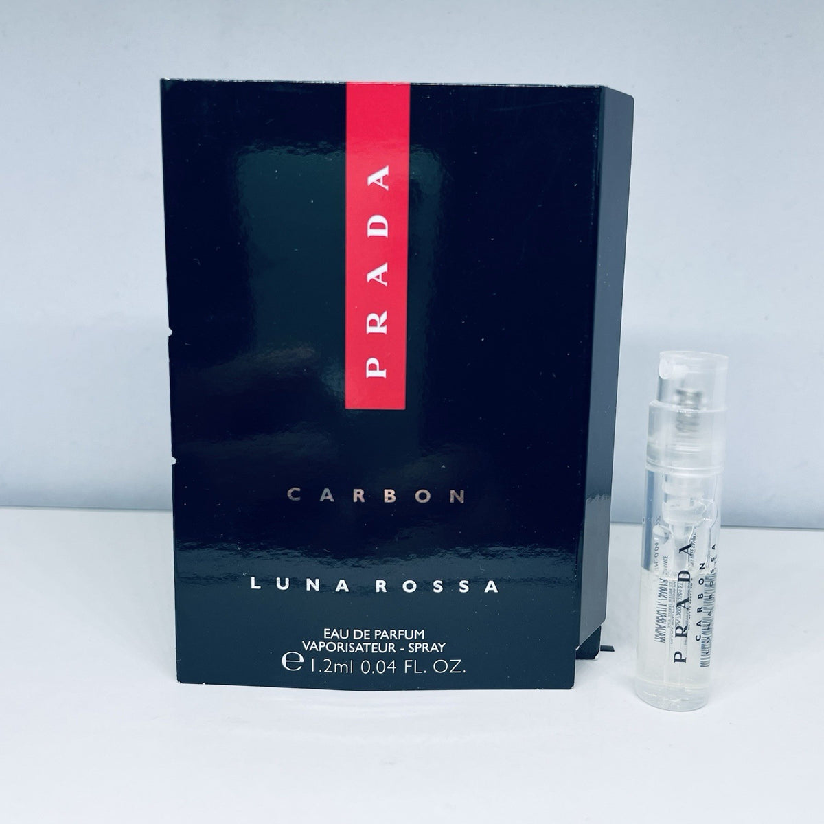 Prada Luna Rossa Carbon Eau de Parfum Sample Spray 1.2ml New