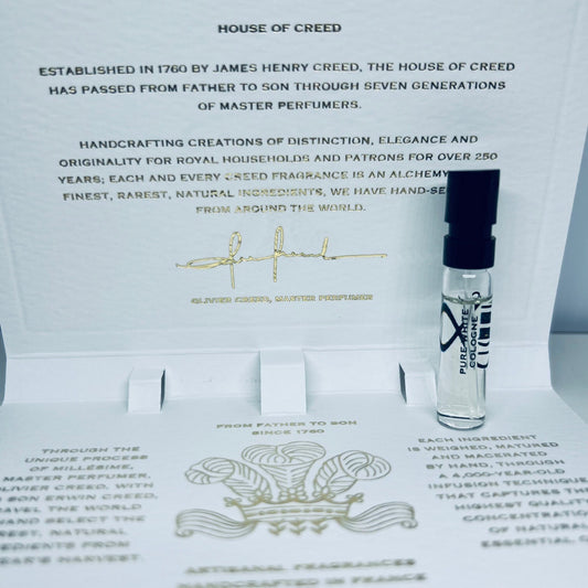 Crred Pure White Cologne EDP Sample Spray Vials 2ml