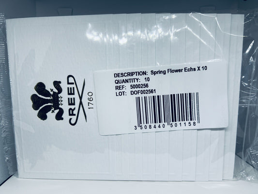 Creed Spring Flower Eau de Parfum 1.7ml x10 Official Carded Sample Spray