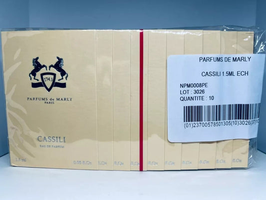 Parfums De Marly Cassili Eau de Parfum x 10 Sample Spray 0.05oz / 1.5ml