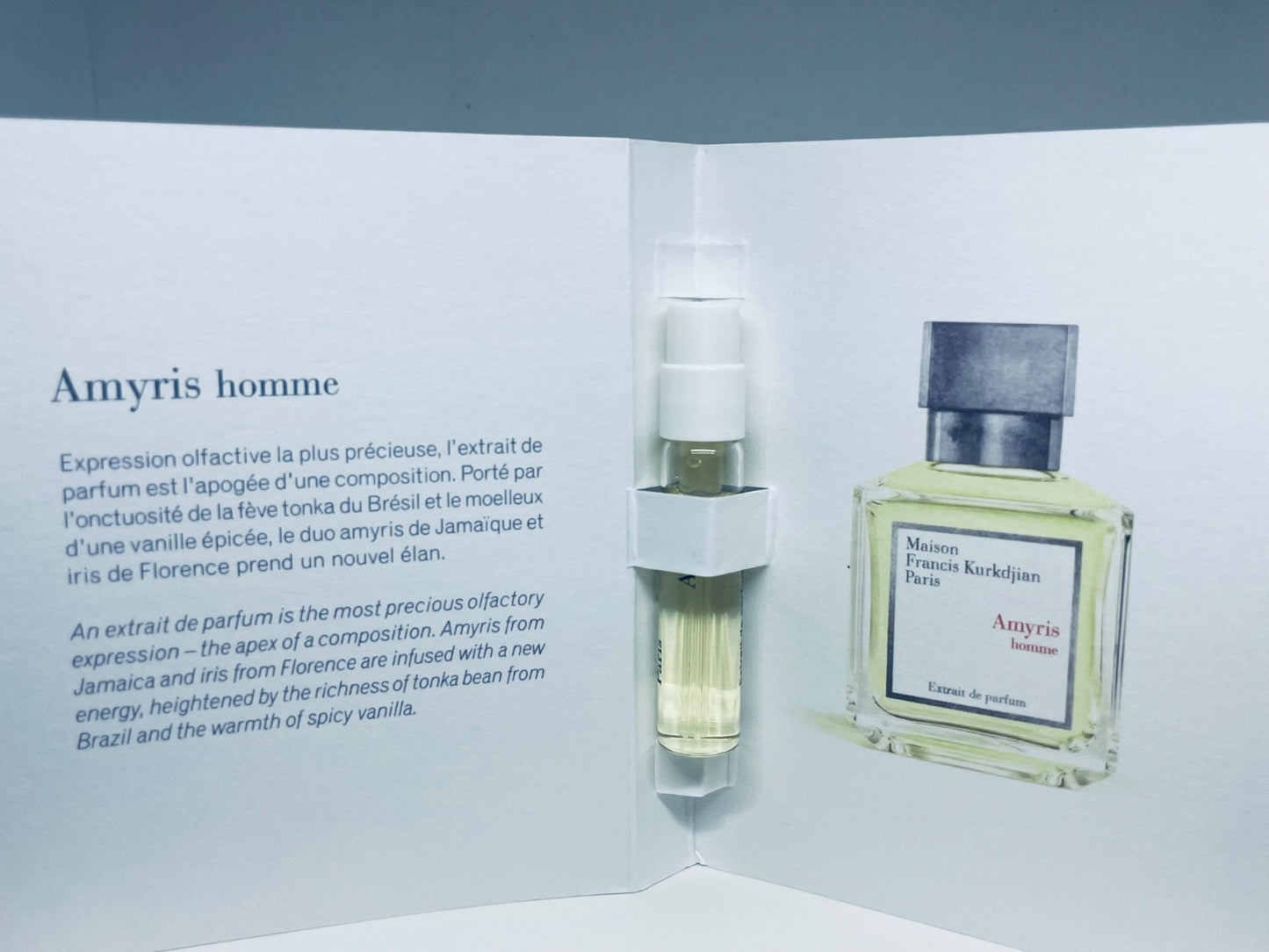 Maison Francis Kurkdjian Perfume Collection For Men Sample Spray 10pc Set 2ml