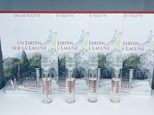 HERMES UN JARDIN SUR LA LAGUNE EDT 2ml x4 Perfume Sample Spray