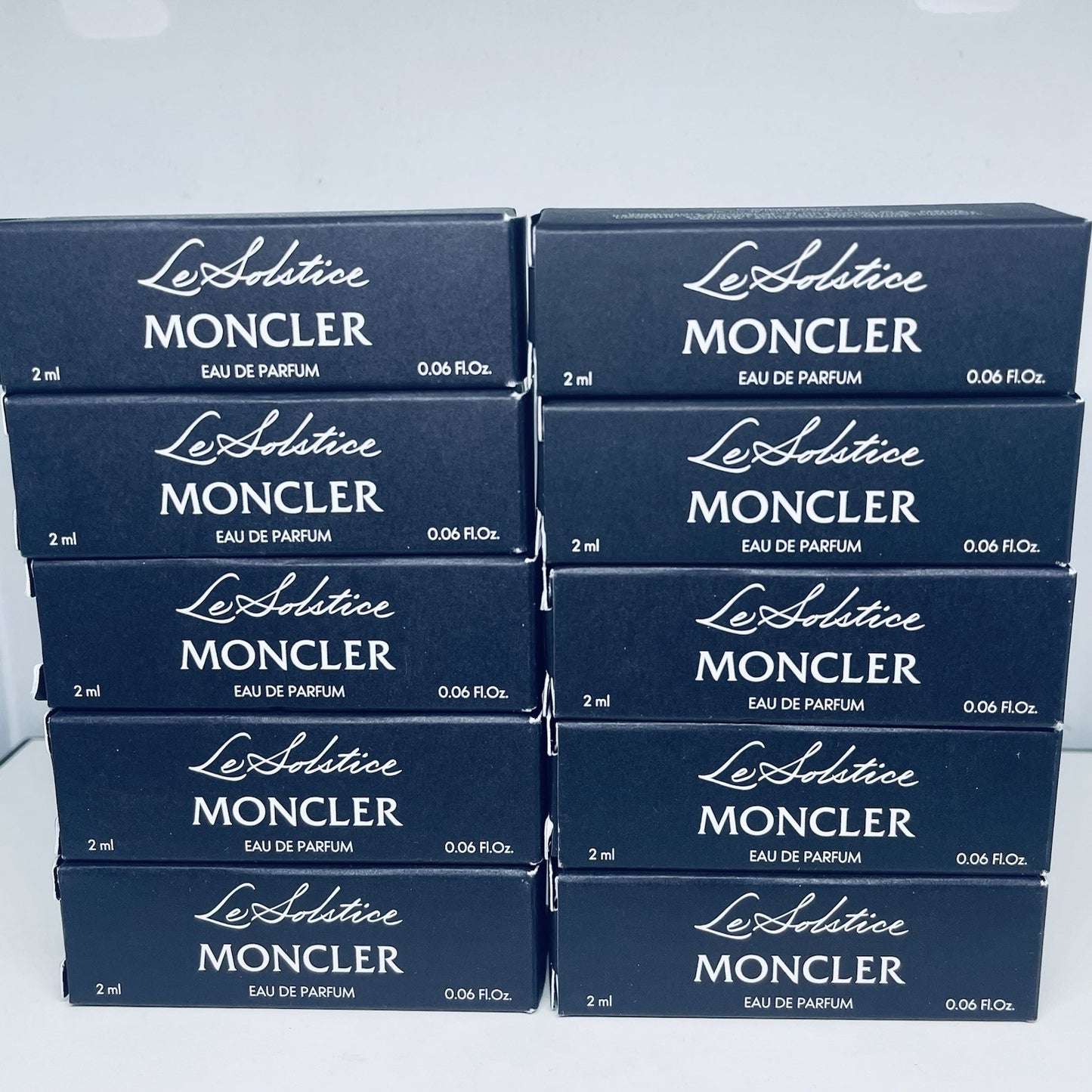 10 Pack Moncler Le Lolstice Eau de Parfum Sample Spray 2ml/0.06oz