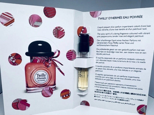 Hermes Twilly d'Hermès Eau Poivrée Eau de Parfum Sample Spray 2ml