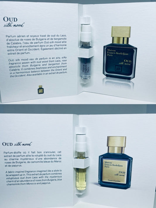 Maison Francis Kurkdjian Oud Silk Mood & Oud Silk Mood Extrait 2pc Sample Set