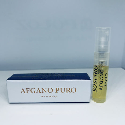 Sospiro Perfumes Afgano Puro Eau De Perfume Spray Sample 2ml/0.06oz