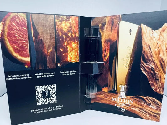 Paco Rabanne One Million Perfume Collection For Men Sample Spray 7pc Set