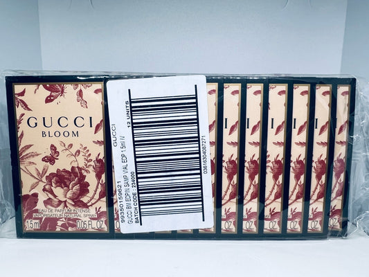 12 Gucci Bloom Eau De Parfum Intense Sample Spray Vials 1.5ml /0.05oz