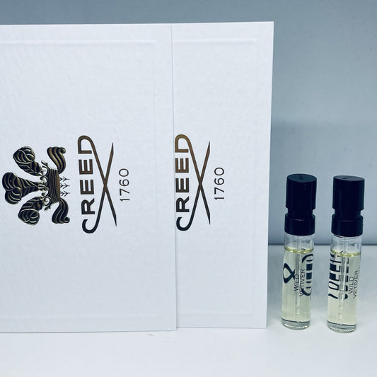 2 Creed WILD VETIVER Eau de Parfum Sample Spray NEW RELEASE 2026
