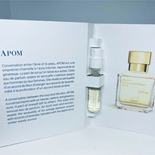 Maison Francis Kurkdjian Apom Eau De Parfum Sample Spray 2ml
