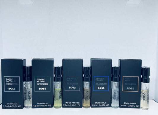Hugo Boss The Collection For Men Sample Spray 5pc Set