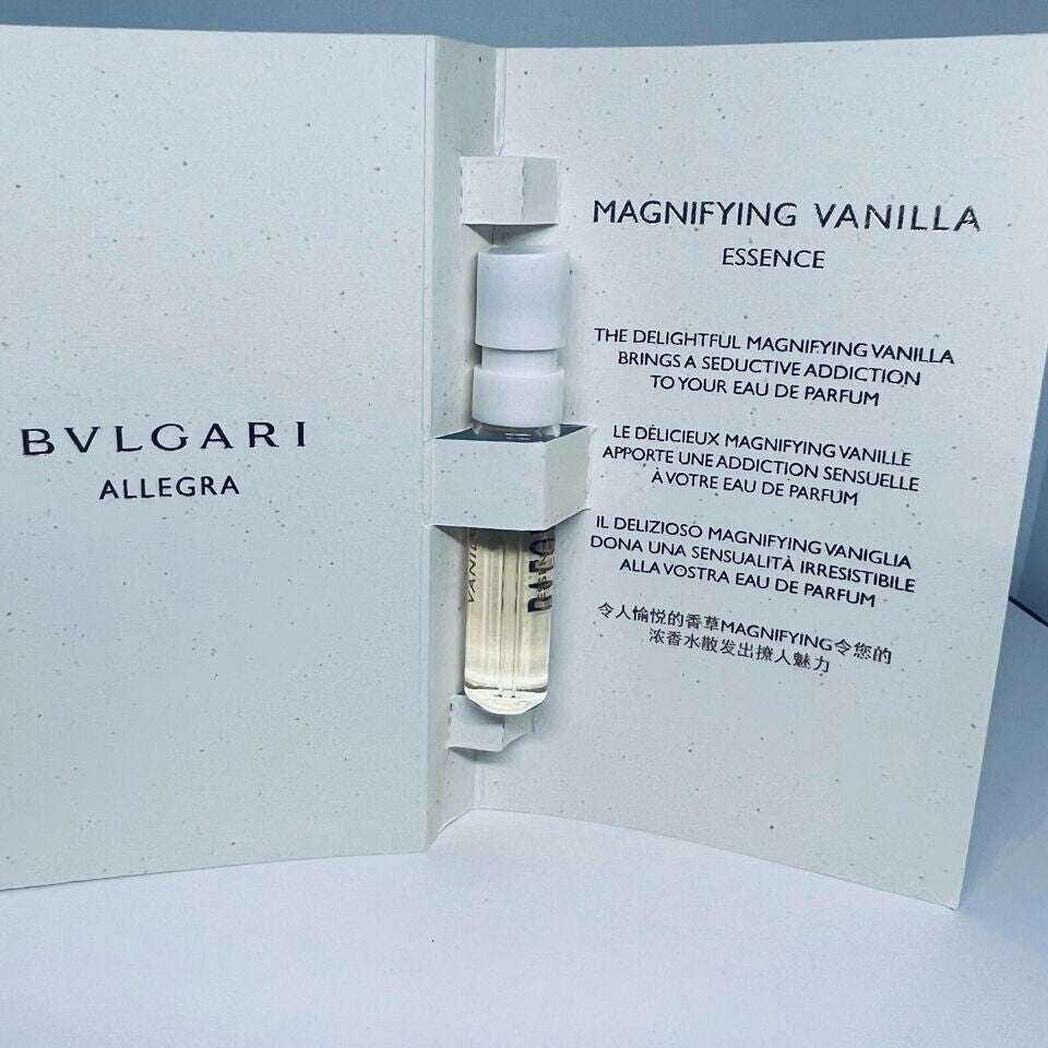 Bvlgari Allegra Magnifying Vanilla Essence Eau de Parfum Sample - 1.5ml/0.05oz