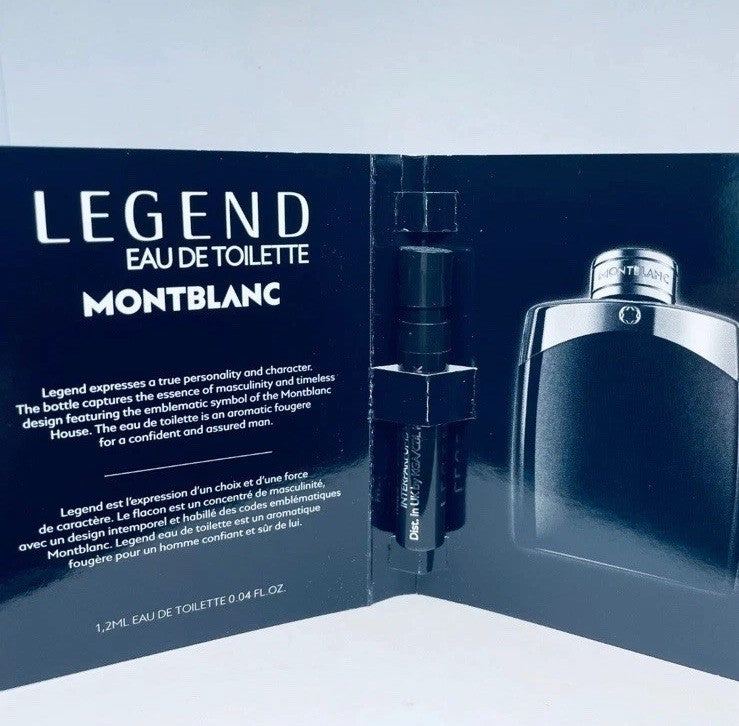 Montblanc Legend Eau De Toilette Sample Spray 1.2ml