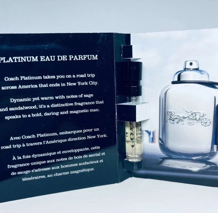 Coach Platinum Eau de Parfum Sample Spray 2ml