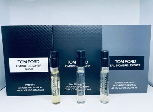 Tom Ford Ombre Leather EDP, Parfum, Eau d'Ombré Leather 1.5ml x 3 Sample Spray