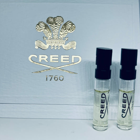 2 Creed White Amber Eau De Parfum Sample Spray 1.7ml
