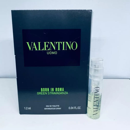 Valentino Uomo Born in Roma Green Stravaganza EDT Sample Spray 1.2ml/0.04oz