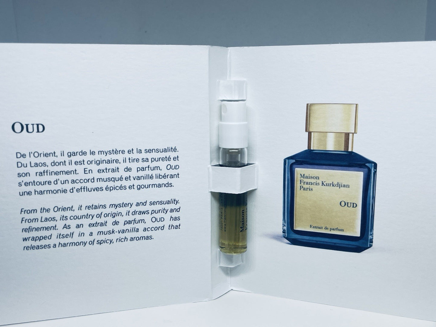 Maison Francis Kurkdjian Men Perfume Collection Sample Spray 10pc Set