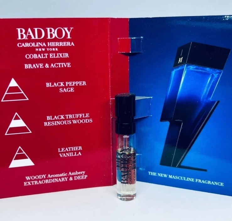 Carolina Herrera Bad Boy Cobalt Elixir EDP Sample Spray 1.5ml