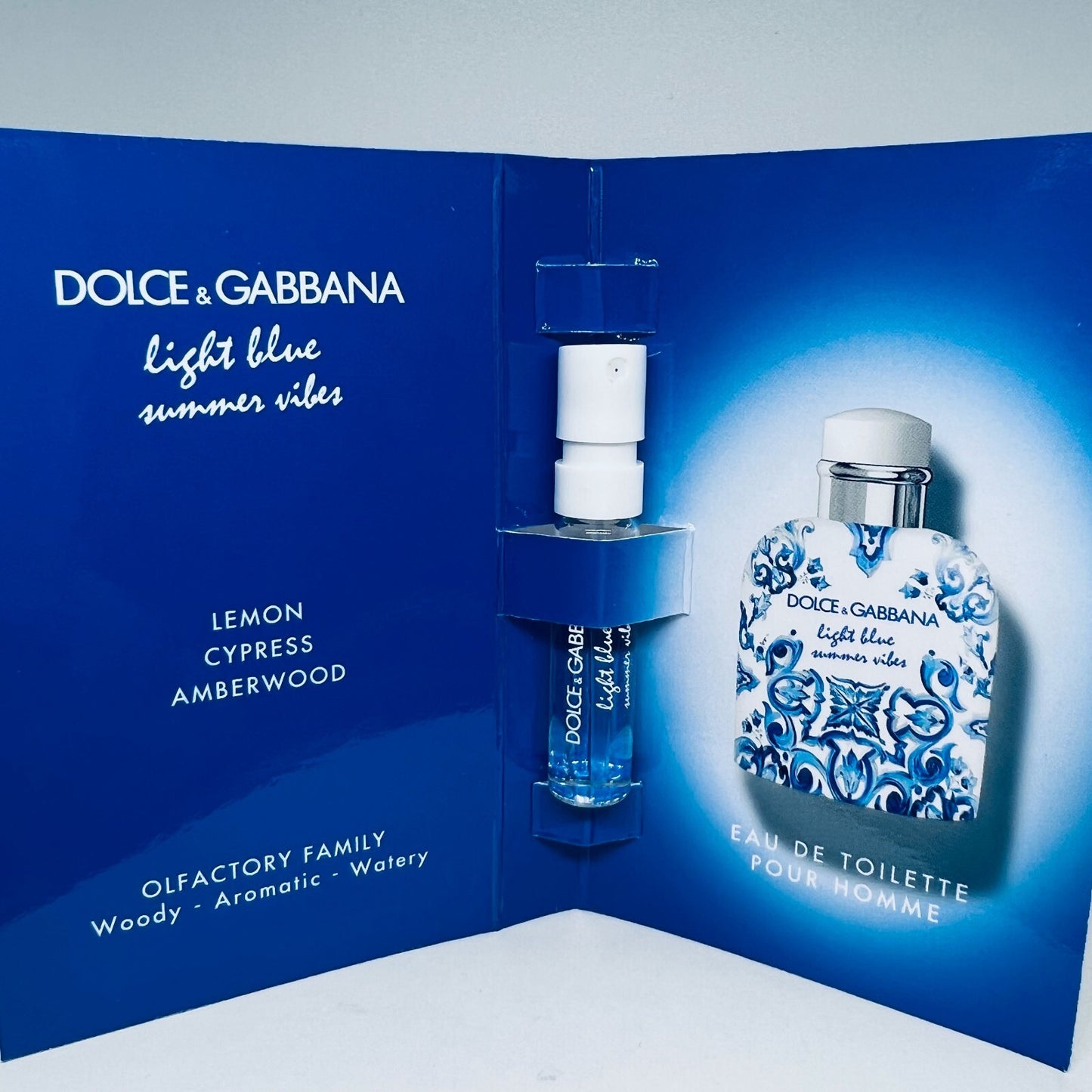 Dolce & Gabbana Light Blue Pour Homme Summer Vibes EDT Sample Spray 1.5ml