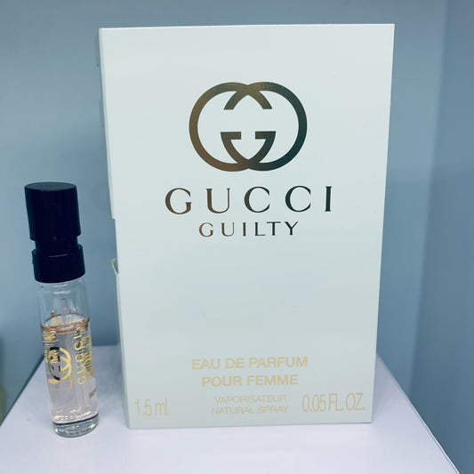 Gucci Guilty Perfume Collection For Women Sample Spray Vials 8pc Set