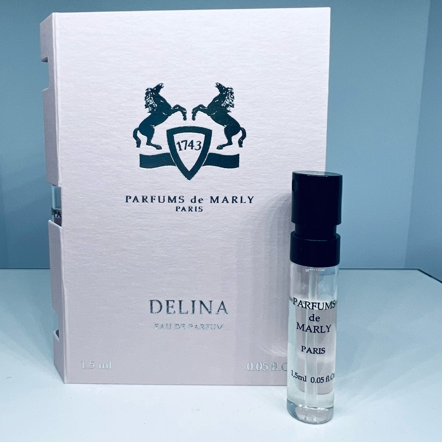 Parfums De Marly Delina EDP Official Carded Sample Spray 0.05oz / 1.5ml
