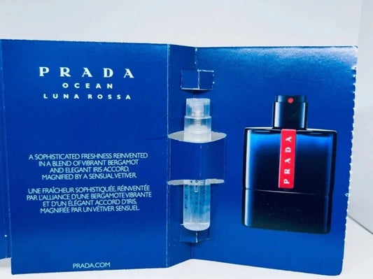 Prada LUNA ROSSA OCEAN Eau de Toilette Sample Spray 1.2ml