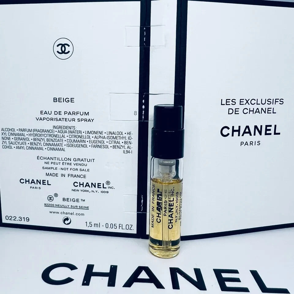 Chanel Les Exclusifs Beige Eau De Parfum Sample Spray 1.5ml / 0.05oz