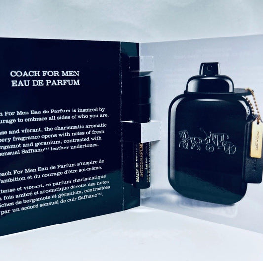 Coach For Men Eau de Parfum Sample Spray 1.2ml