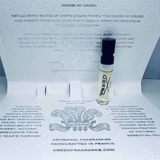 10x CREED Original Santal EDP Official Card Sample Spray 1.7ml