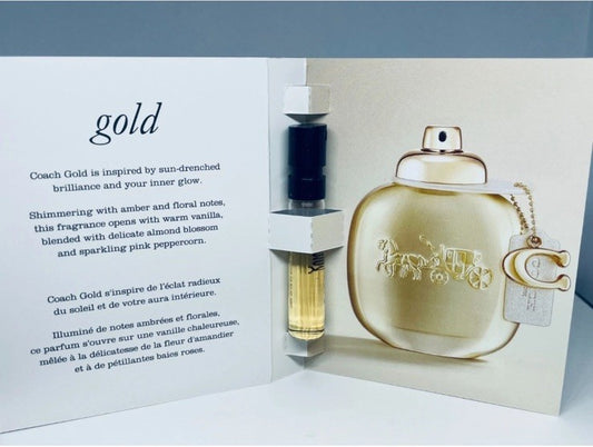 Coach Gold Parfum Sample Spray 2ml
