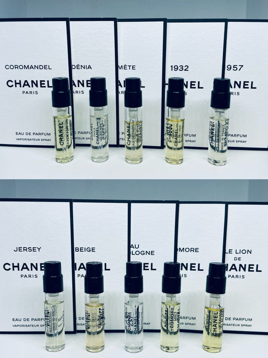 Chanel Les Exclusifs Discover Collection Sample Spray 10pc Set