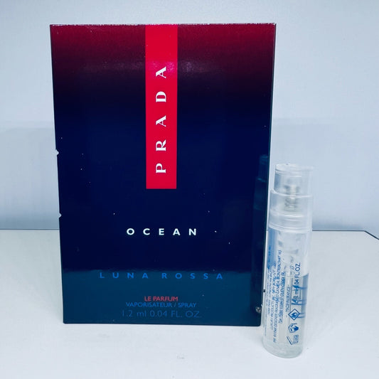 Prada Luna Rossa Ocean Le Parfum 1.2 ml .04 oz Sample New Release