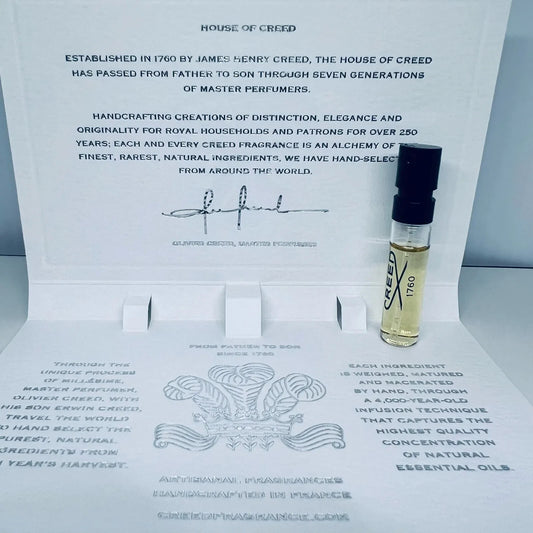 10x CREED VIKING Eau De Parfum Official Card Sample Spray 1.7ml