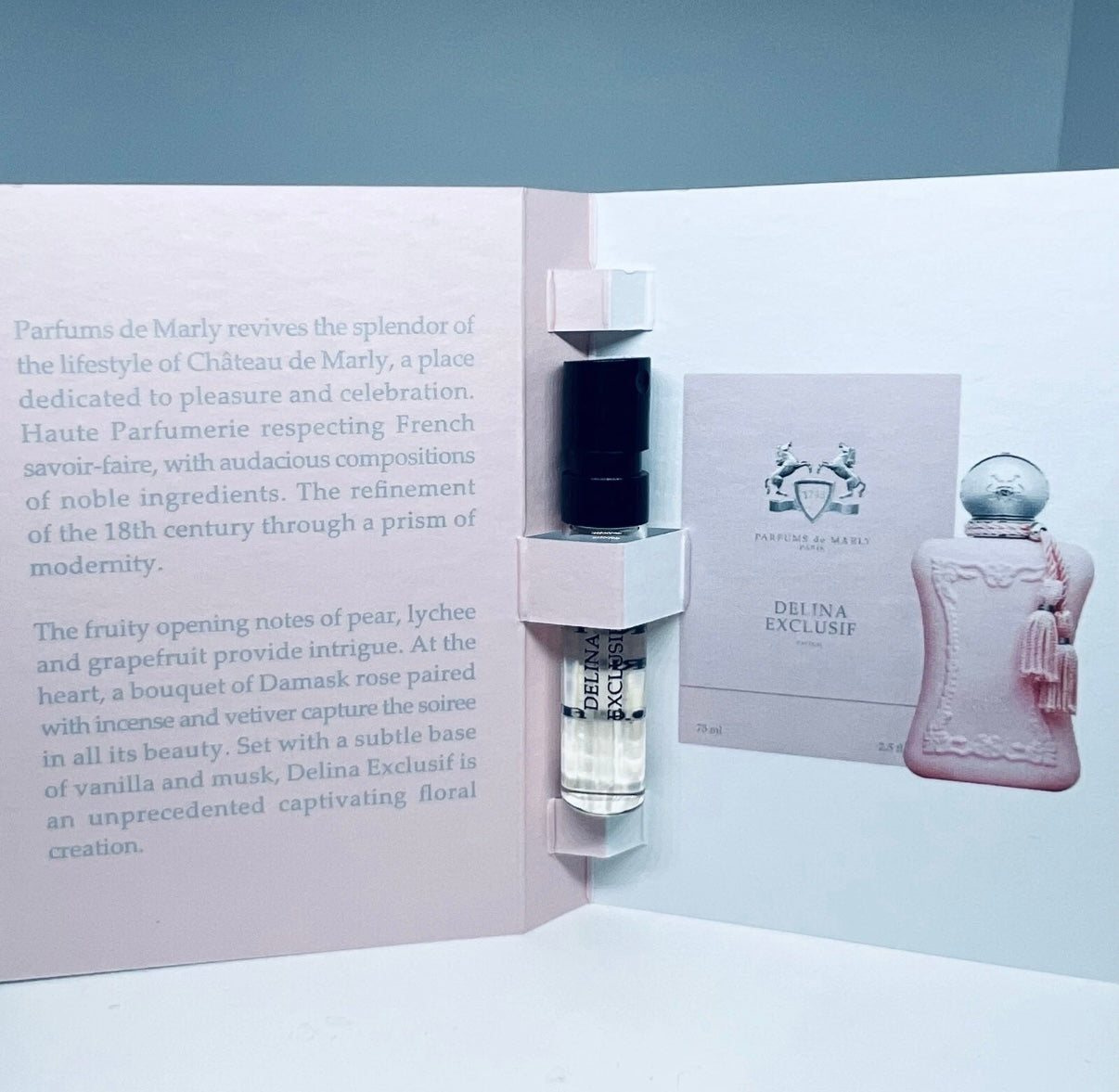 Parfums De Marly Delina Exclusif EDP Official Carded Sample Spray