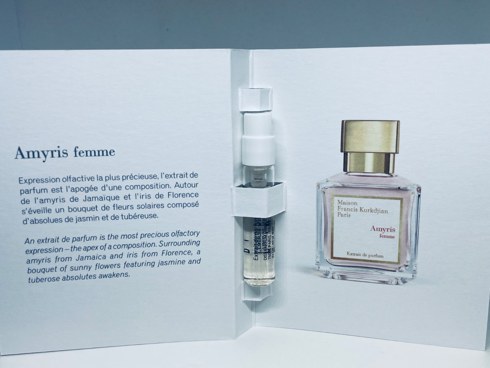 Maison Francis Kurkdjian Perfume Collection For Women Sample Spray 10pc Set 2ml