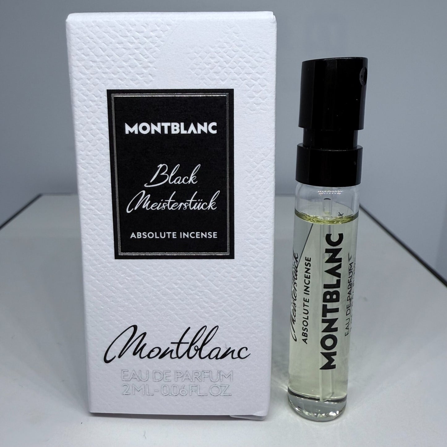 Montblanc Black Meisterstuck Absolute Incense EDP Sample Spray 2ml