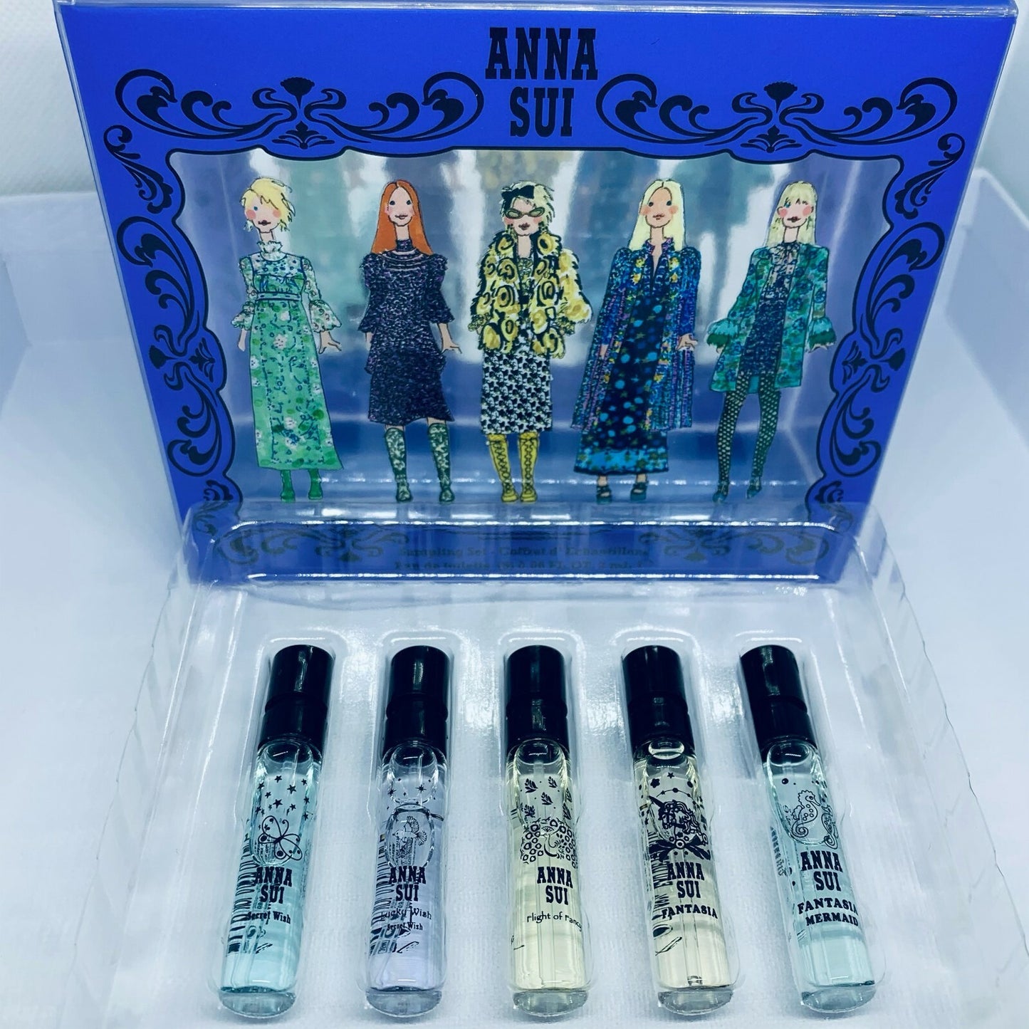 Anna Sui Perfume Collection Sampling Gift Set 5 Piece x 2ml