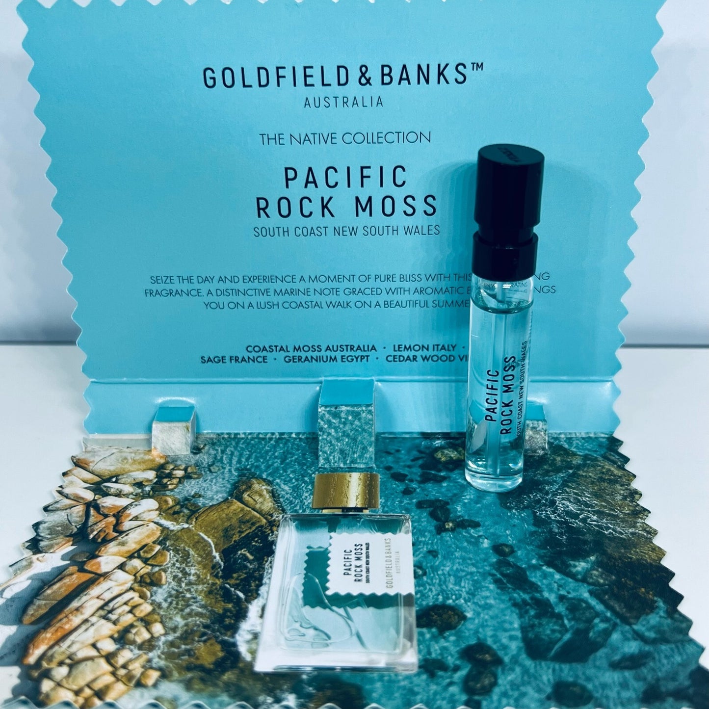 Goldfield & Banks Pacific Rock Moss Parfume Sample 2ml/0.06oz