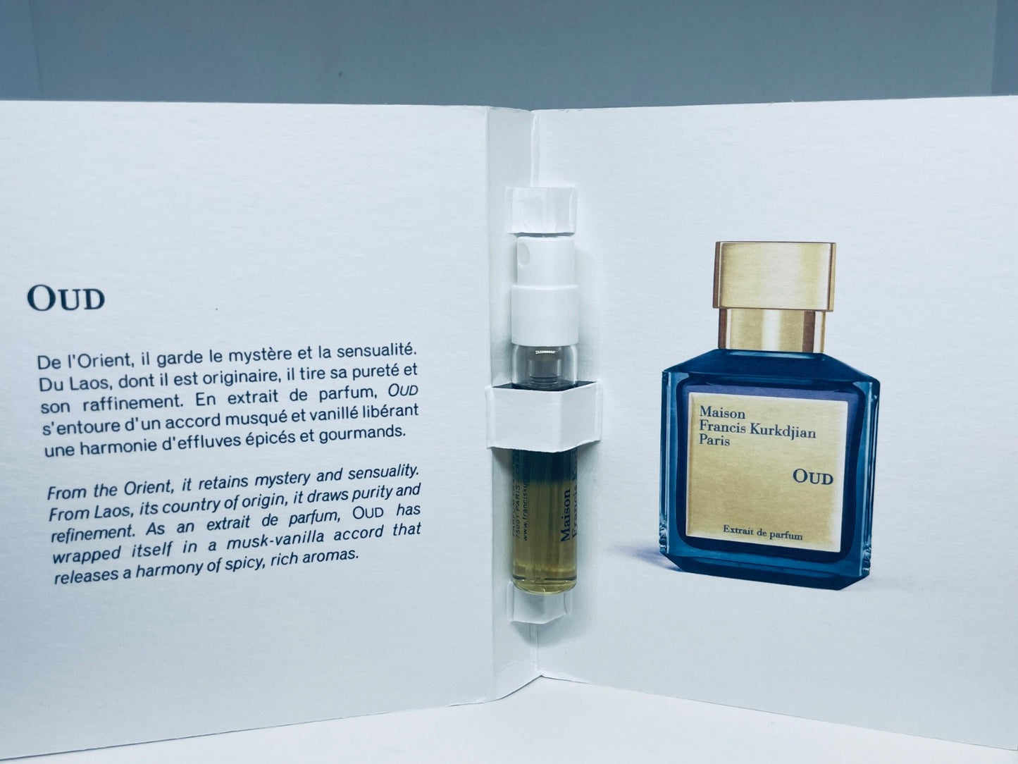 Maison Francis Kurkdjian Perfume Collection For Men Sample Spray 10pc Set 2ml