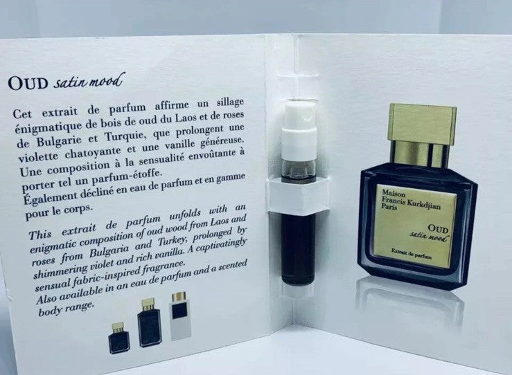 Maison Francis Kurkdjian Oud Satin Mood Extrait de Parfum Sample Spray 2ml