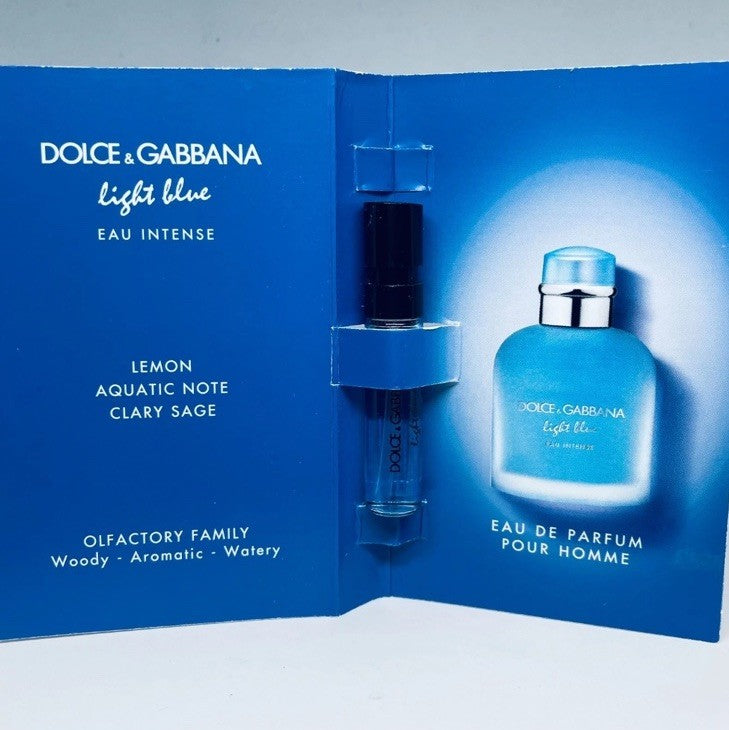 Dolce & Gabbana Light Blue Eau Intense Pour Homme EDP Sample Spray 1.5ml