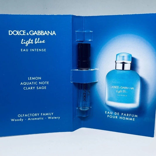 Dolce & Gabbana Light Blue Eau Intense Pour Homme EDP Sample Spray 1.5ml
