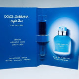 Dolce & Gabbana Light Blue Eau Intense Pour Homme EDP Sample Spray 1.5ml