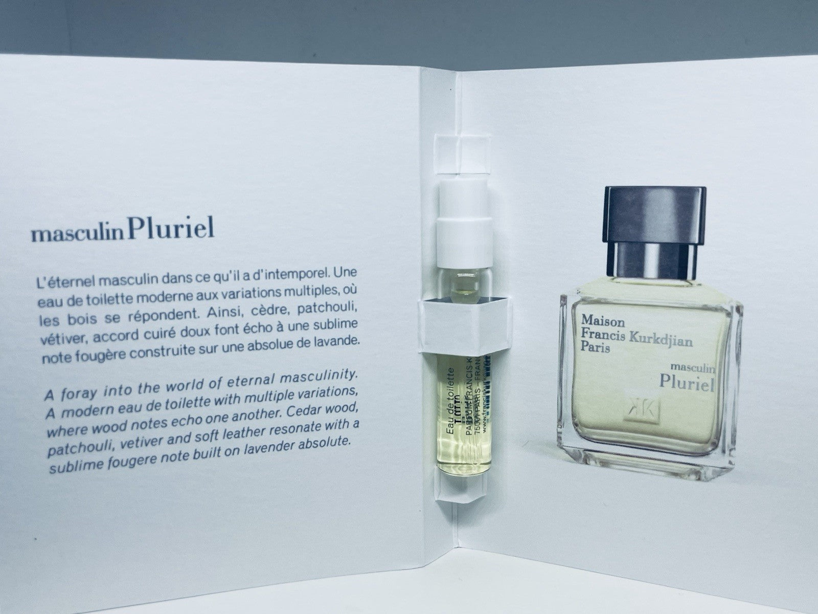 Maison Francis Kurkdjian Men Perfume Collection Sample Spray 10pc Set