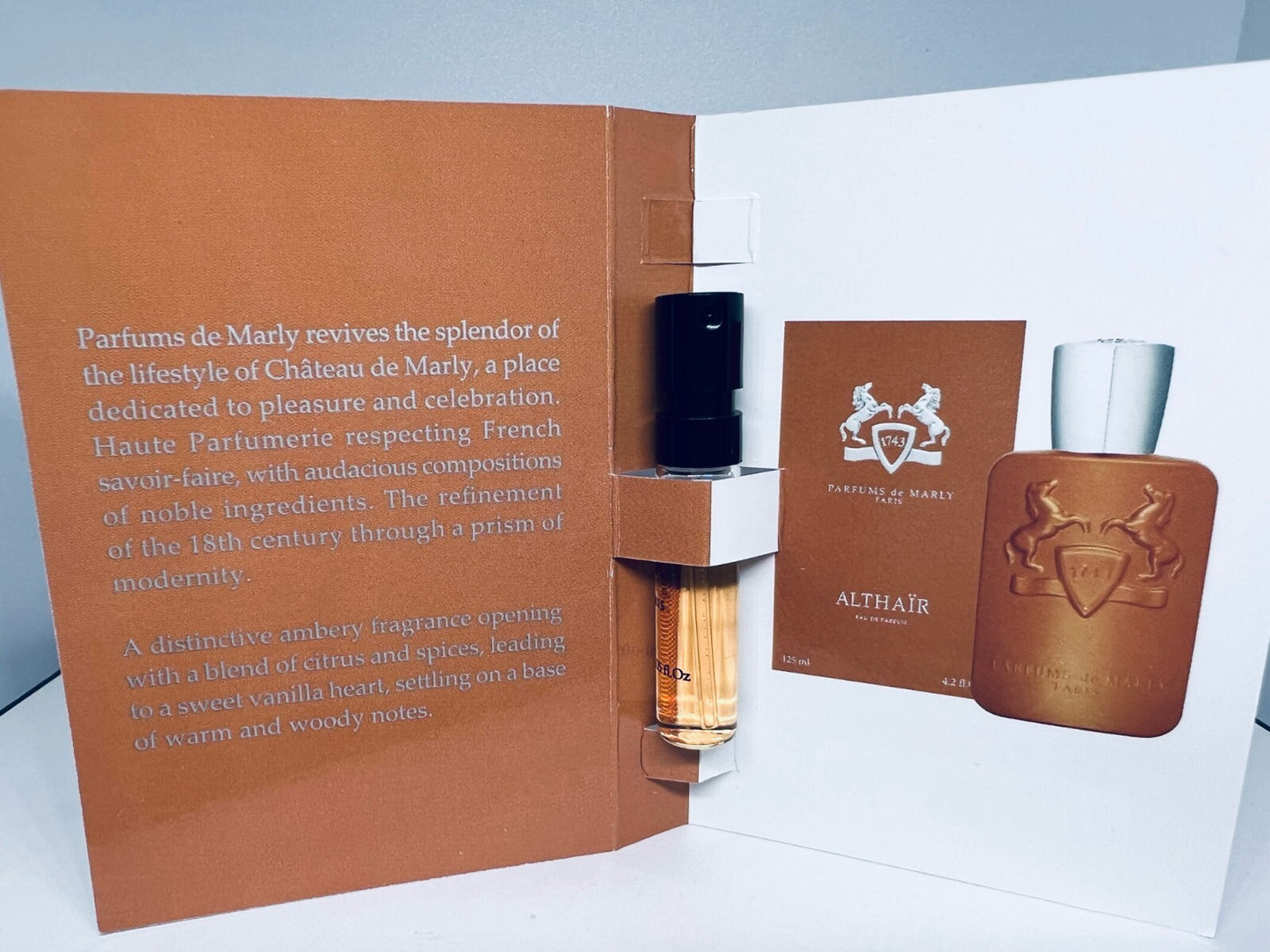 Althair By Parfums de Marly Eau de Parfum Sample Spray 1.5ml New Releas