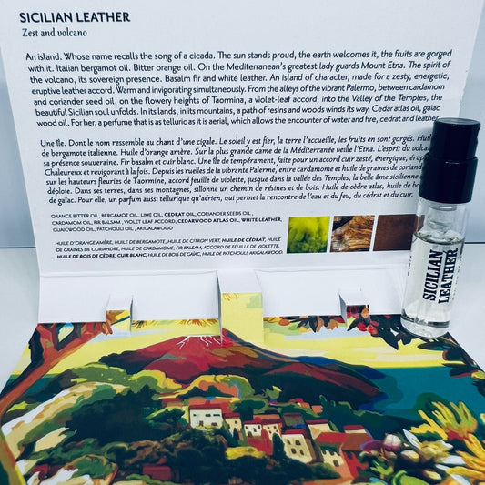 Memo Paris Sicilian Leather Eau de Parfum Sample Spray Vial 1.5ml / 0.05 oz